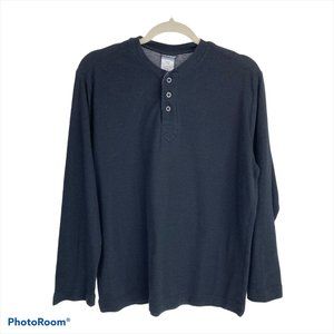 Joe Boxer Black Waffle Knit Sweater M